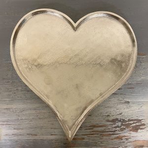 Silver Heart Trinket Plate
