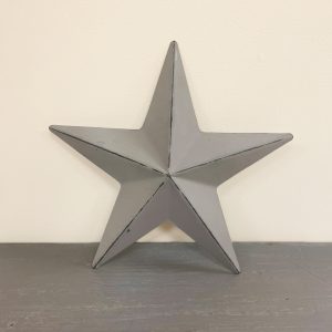 Grey Metal Barn Star