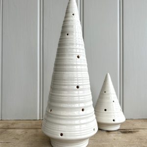 White Ceramic Christmas Tree - Small