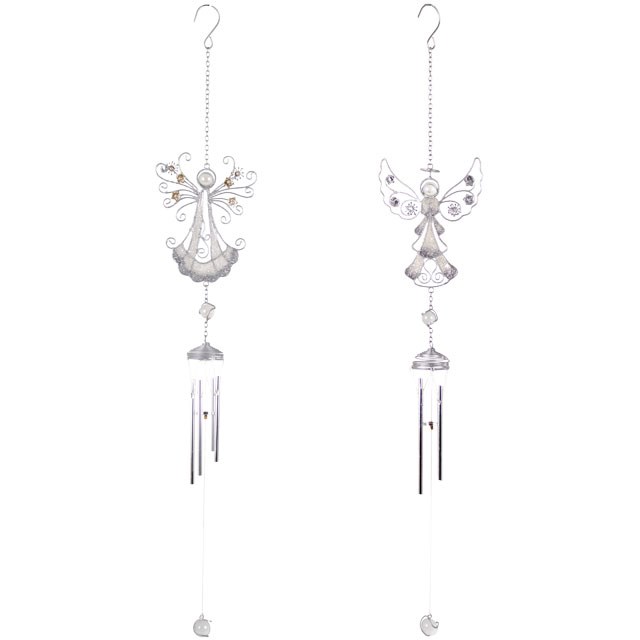 Silver Angel Wind Chime