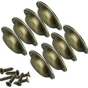 Antique Brass Cup Hooks