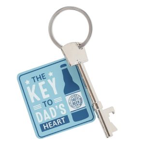 Keys to Dads Heart Key Ring