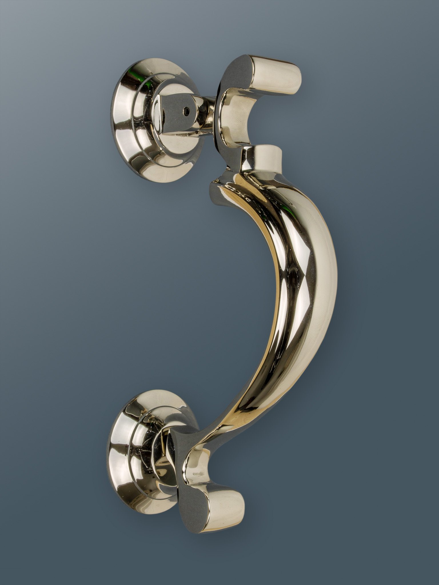 Brass Bee Doctors Door Knocker Nickel