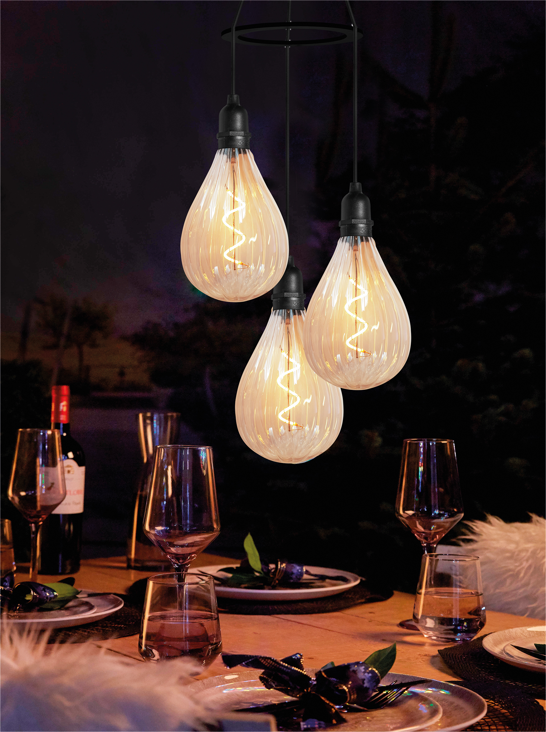 Galaxy 3 Drop Pendant Light