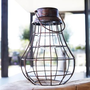 Solar Rumba Copper Lantern