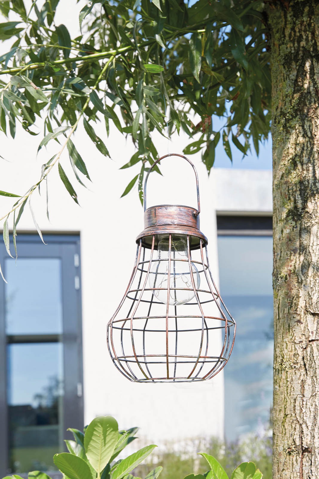 Solar Rumba Copper Lantern - Image 2