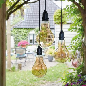 Cascading Set of 3 Glass Lights