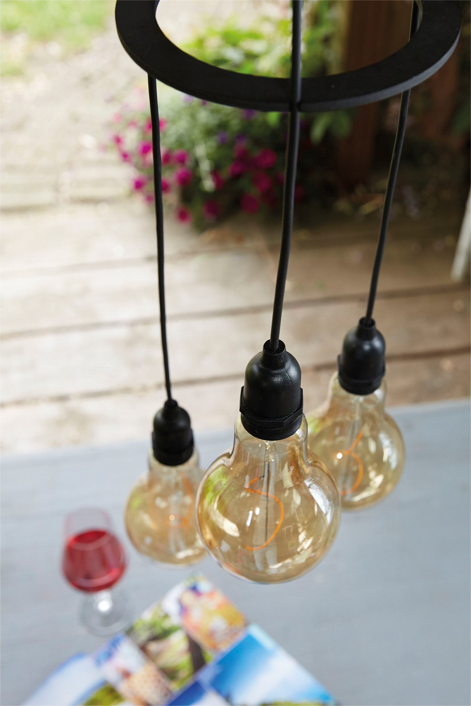 Cascading Set of 3 Glass Lights - Image 2