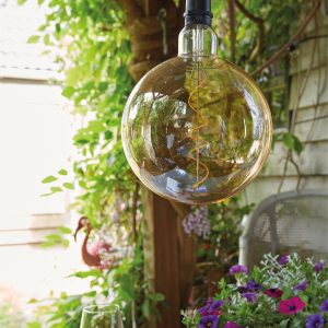 Sphere Hanging Light Bulb
