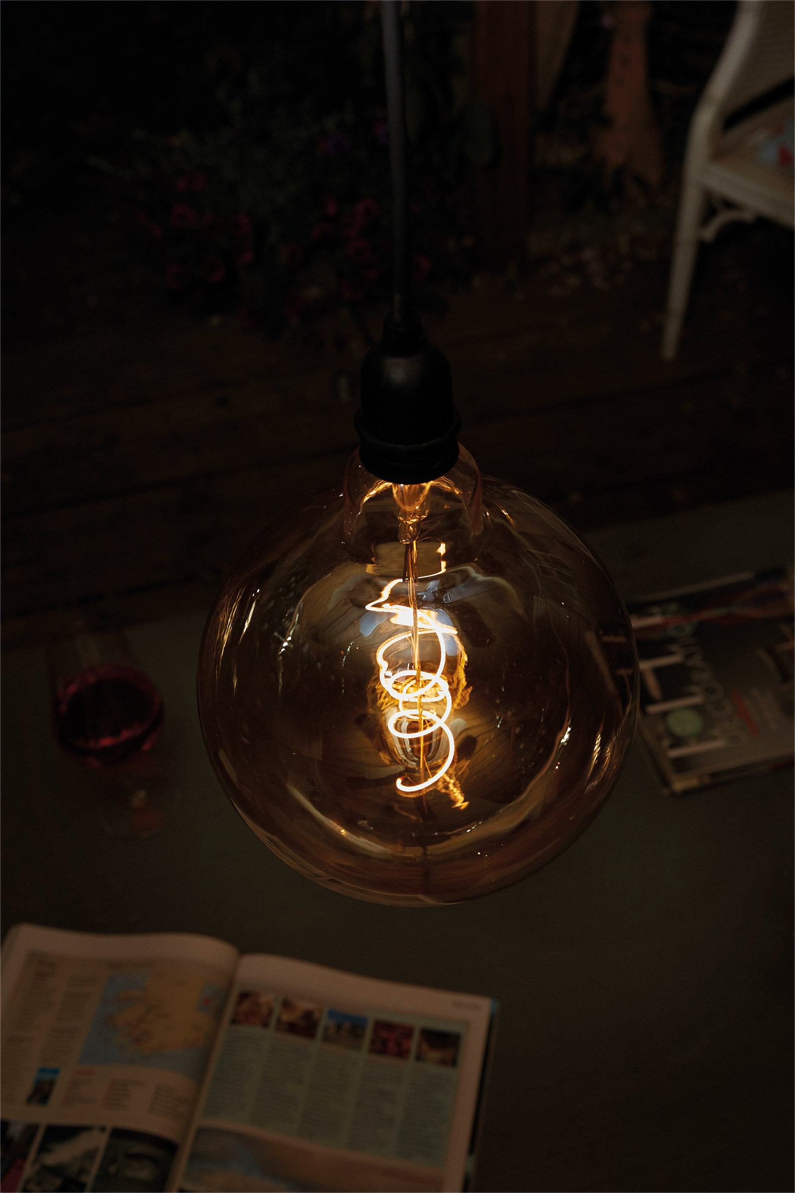 Sphere Hanging Light Bulb - Image 3