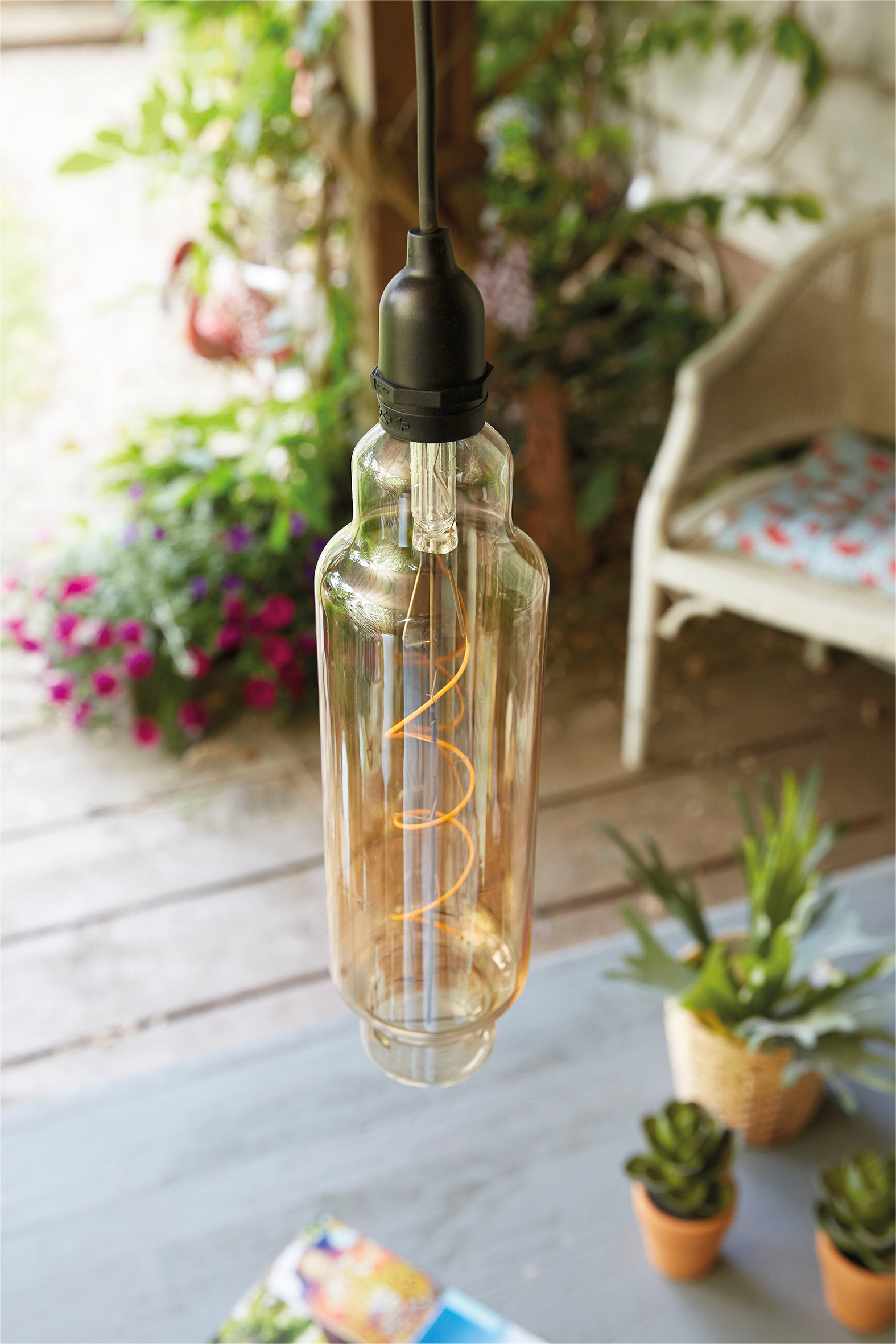 Tube Hanging Light Bulb