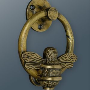 Brass Bee Ring Door Knocker Heritage Brass
