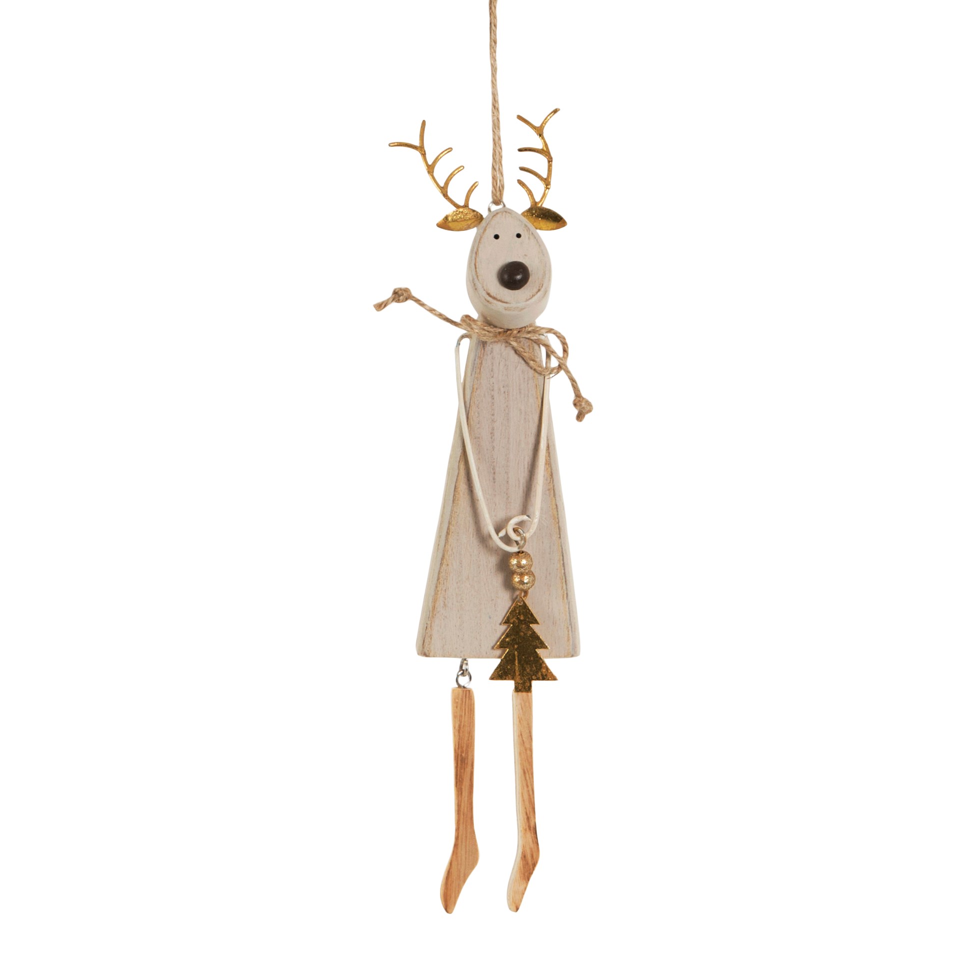 Rustic Reindeer Decoration