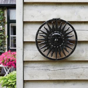 Solar LED Sun Wall Ornament